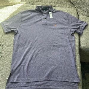 NWT, men’s polo, size: L, color: purple